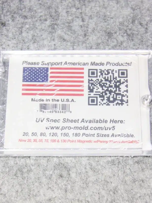 Pro-Mold Magnetic Card Holder 180pt with Penny Sleeve - back