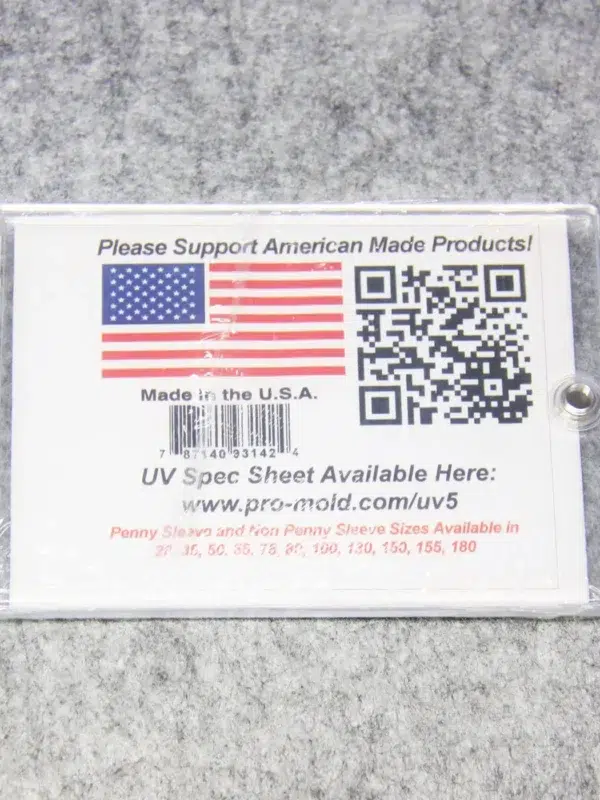 Pro-Mold Magnetic Card Holder 20pt with Penny Sleeve - back