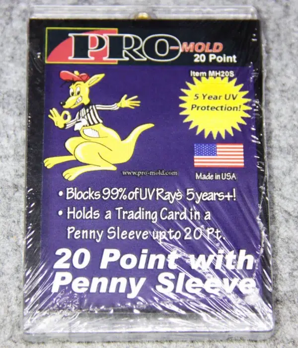 Pro-Mold Magnetic Card Holder 20pt with Penny Sleeve - front