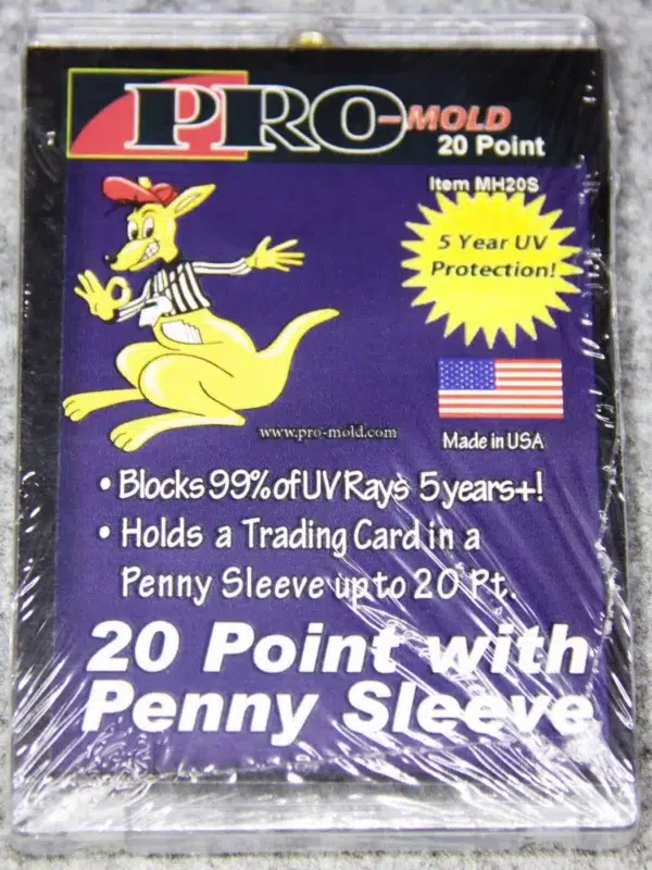 Pro-Mold Magnetic Card Holder 20pt with Penny Sleeve - front