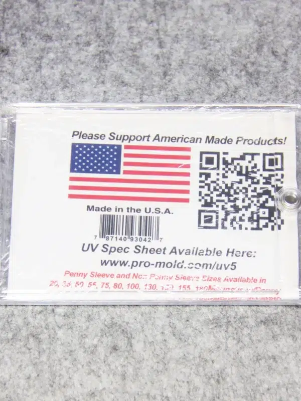 Pro-Mold Magnetic Card Holder 75pt with Penny Sleeve - back