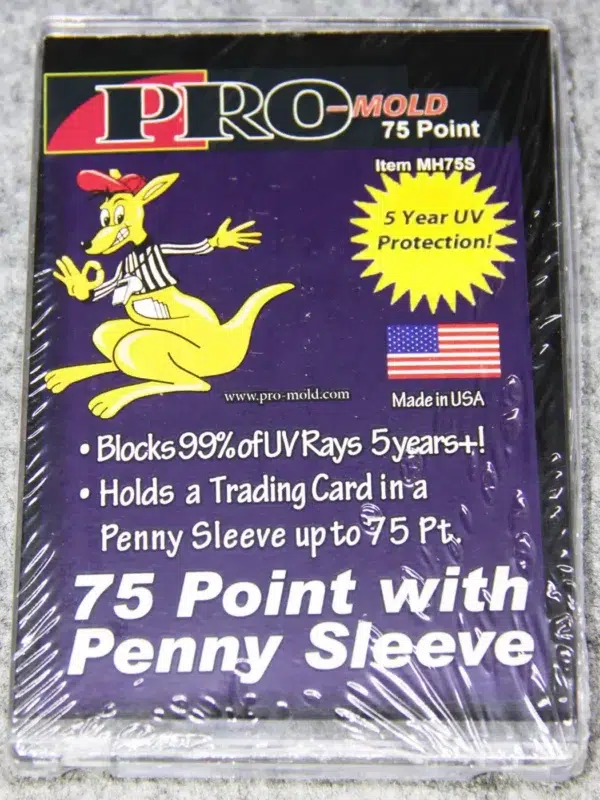 Pro-Mold Magnetic Card Holder 75pt with Penny Sleeve - front