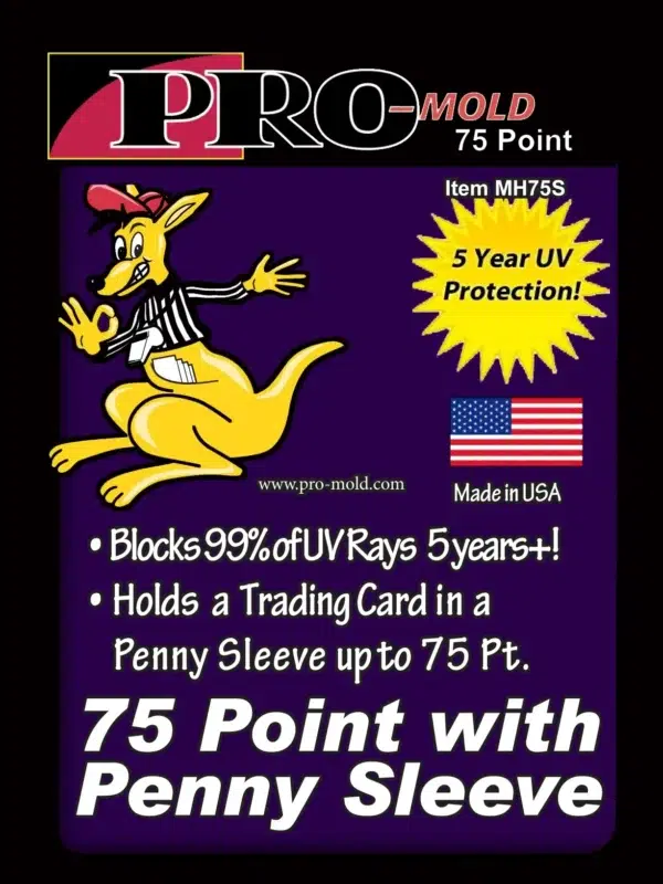 Pro-Mold Magnetic Card Holder 75pt with Penny Sleeve - supplier