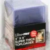 Ultra PRO Clear Super Think Toploaders 3 x 4 200pt - stand