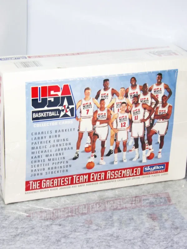 1992 Skybox USA Basketball Dream Team Hobby Box - stand