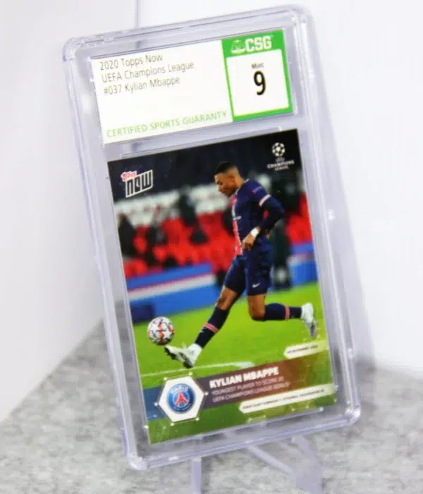 2020-21 Kylian Mbappe #037 Topps Now Champions League CSG 9 MT - stand