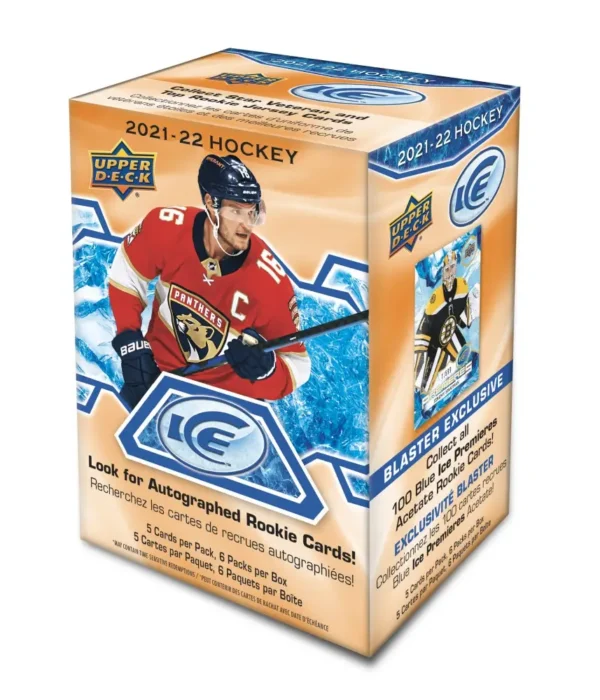 2021-22 Upper Deck ICE Hockey NHL Blaster Box - supplier