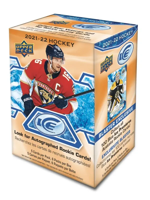2021-22 Upper Deck ICE Hockey NHL Blaster Box - supplier