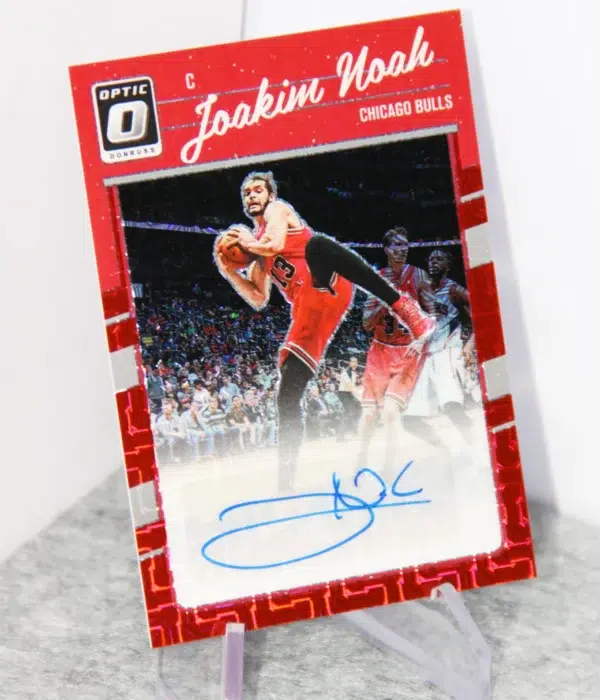 2023-24 Joakim Noah #RSS-NOH Panini Donruss Optic Retro Series Red Choice Prizm Auto - stand