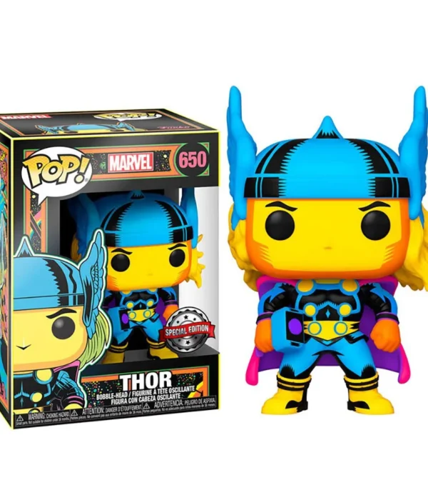 Funko POP! Marvel Thor #650 Marvel Black Light Special Edition - overview