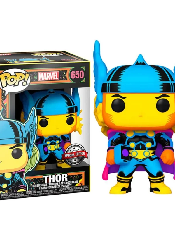 Funko POP! Marvel Thor #650 Marvel Black Light Special Edition - overview