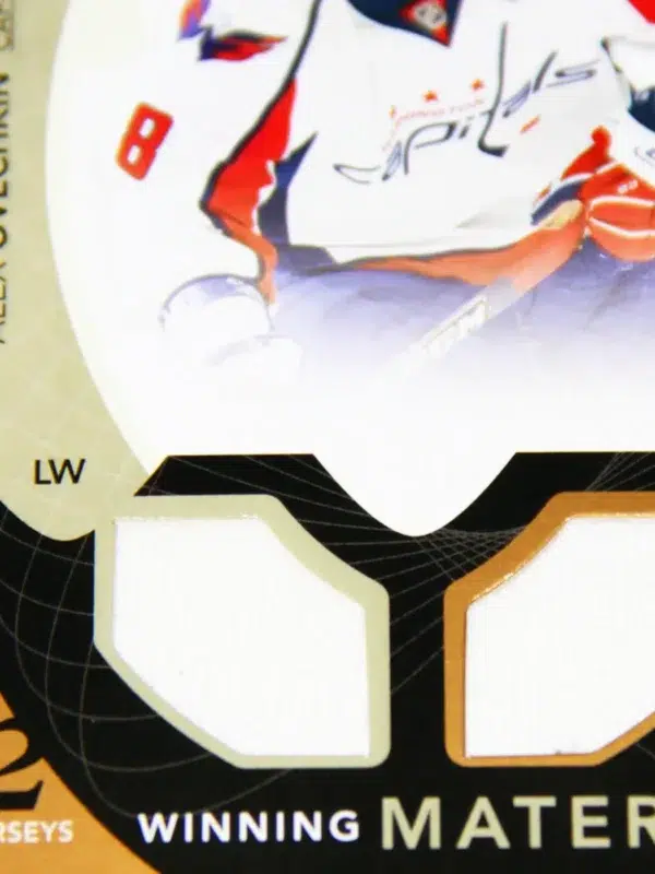2010-11 Alexander Ovechkin #WM-AO Upper Deck SPx Winning Materials Dual Patch - detail
