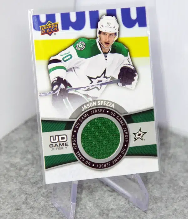 2015-16 Jason Spezza #GJ-SP Upper Deck Series Two Hockey Game Jersey - stand