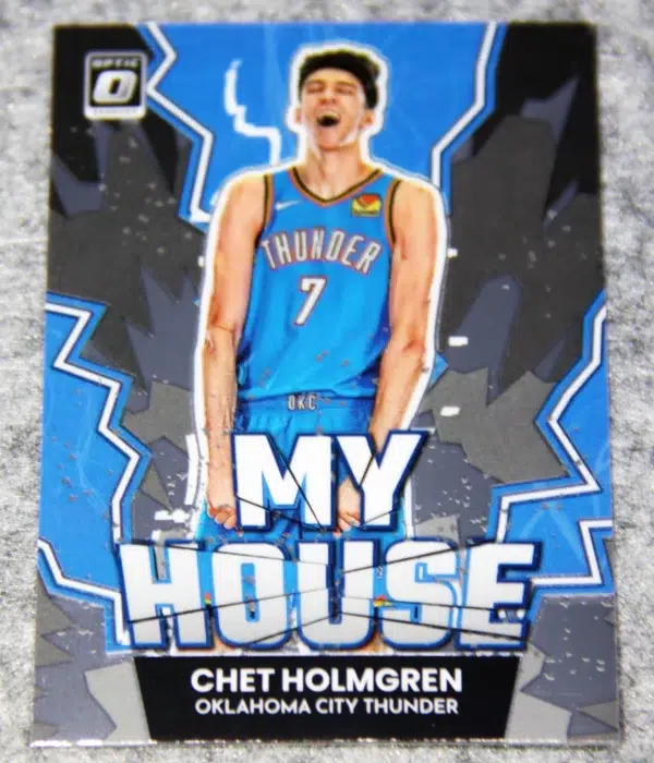 2022-23 Chet Holmgren #8 Panini Donruss Optic My House RC - front