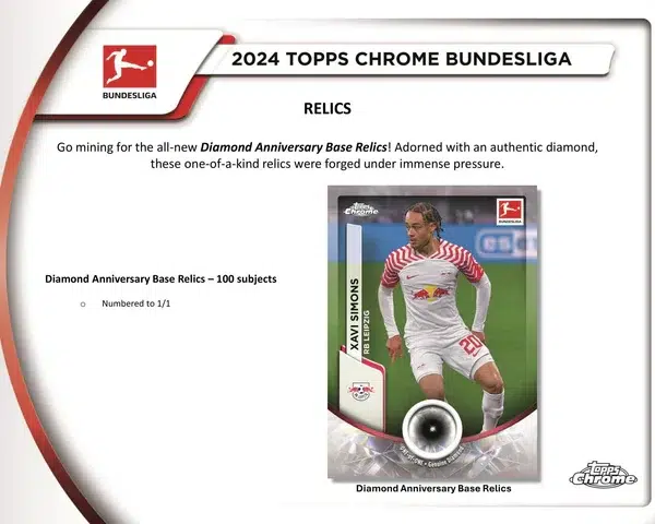 2023-24 Topps Chrome Bundesliga Soccer Hobby Box - supplier5