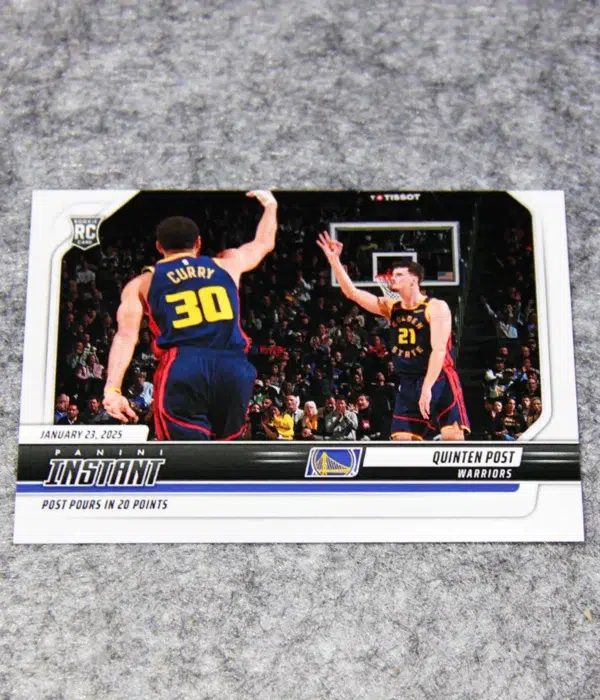 2024-25 Quinten Post #285 Panini Instant Basketball SN#138 - front