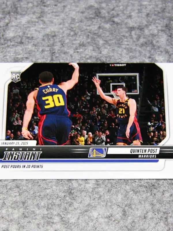 2024-25 Quinten Post #285 Panini Instant Basketball SN#138 - front