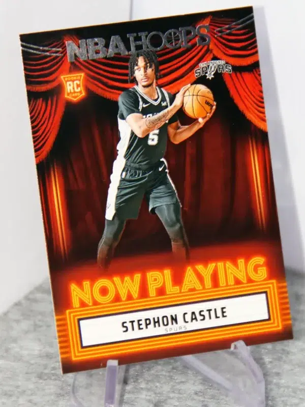 2024-25 Stephon Castle #16 Panini NBA Hoops Now Playing RC - stand