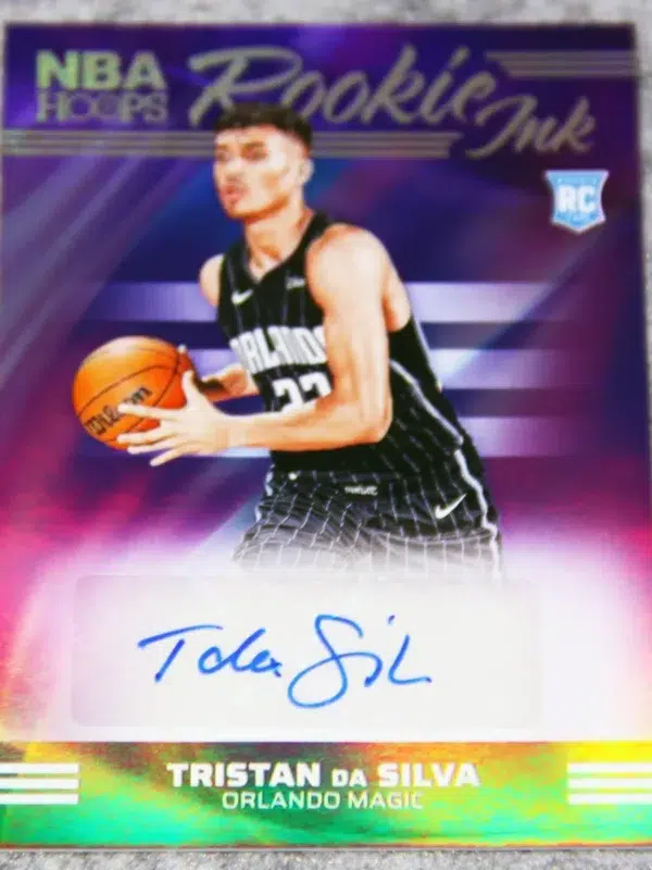 2024-25 Tristan da Silva #RI-TDS Panini NBA Hoops Rookie Ink Autograph RC - front