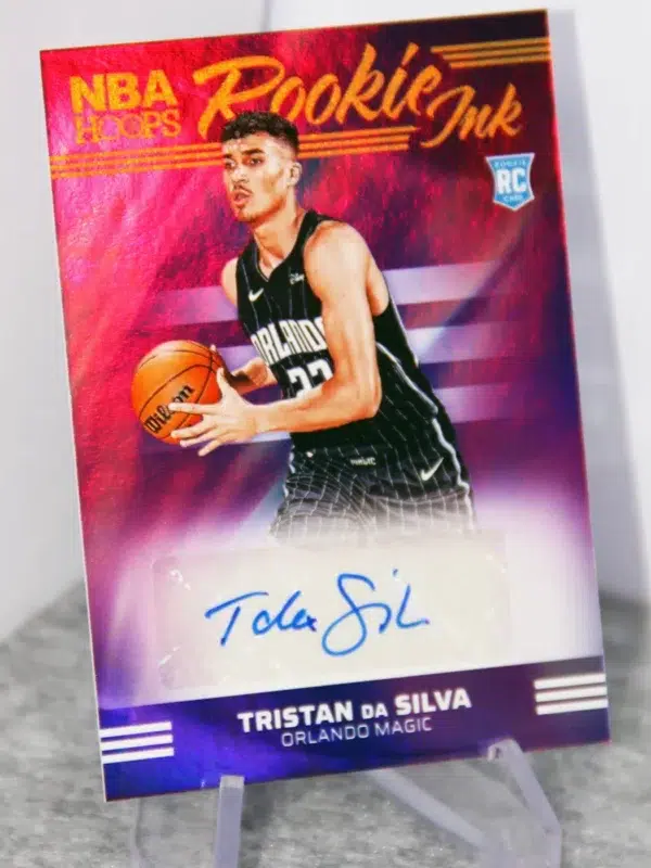 2024-25 Tristan da Silva #RI-TDS Panini NBA Hoops Rookie Ink Autograph RC - stand