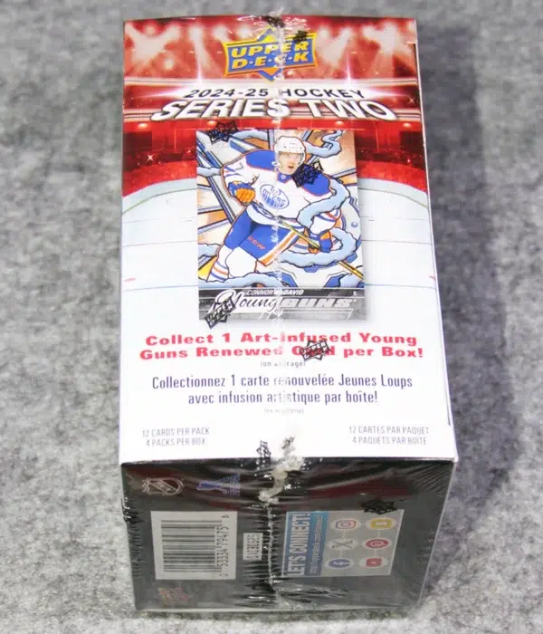 2024-25 Upper Deck Hockey Series 2 Blaster Box - side