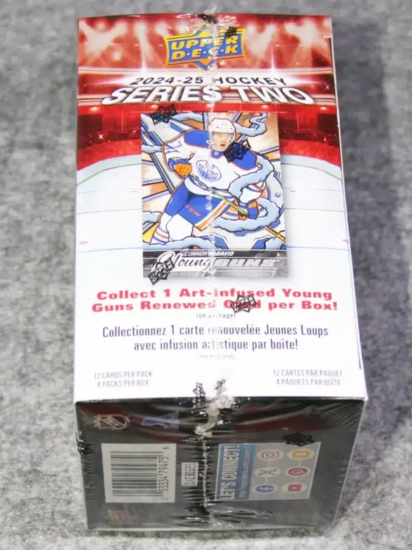 2024-25 Upper Deck Hockey Series 2 Blaster Box - side