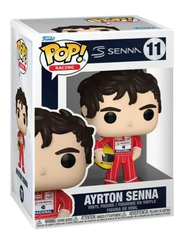 Funko POP! Ayrton Senna #11 Formule 1 Racing Honda McLaren - box