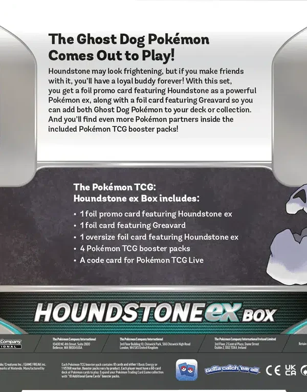 Pokemon TCG Houndstone EX Collection Box - supplier2