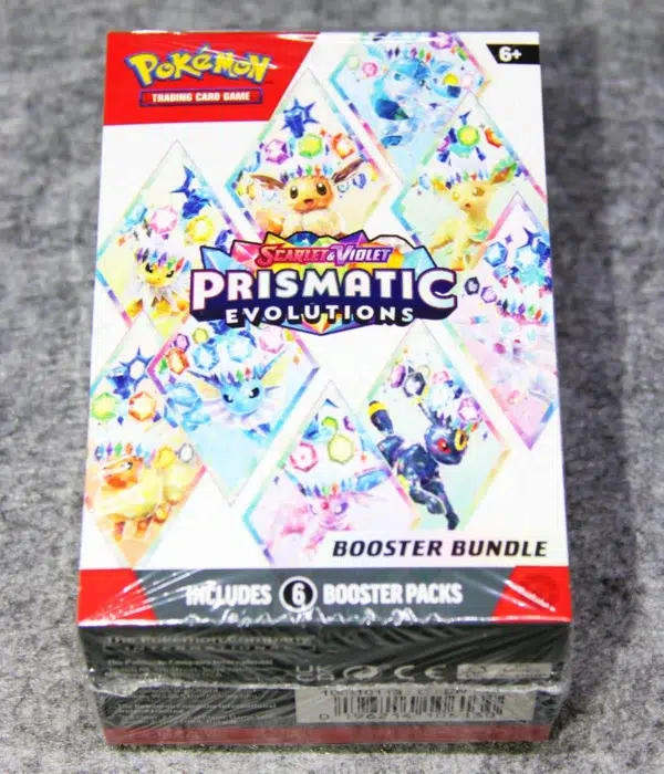 Pokemon TCG Scarlet & Violet Prismatic Evolutions Booster 6pk Bundle - front