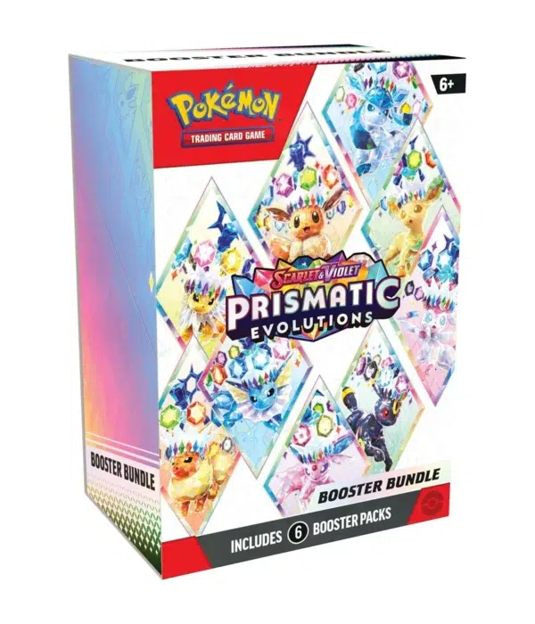Pokemon TCG Scarlet & Violet Prismatic Evolutions Booster 6pk Bundle - supplier