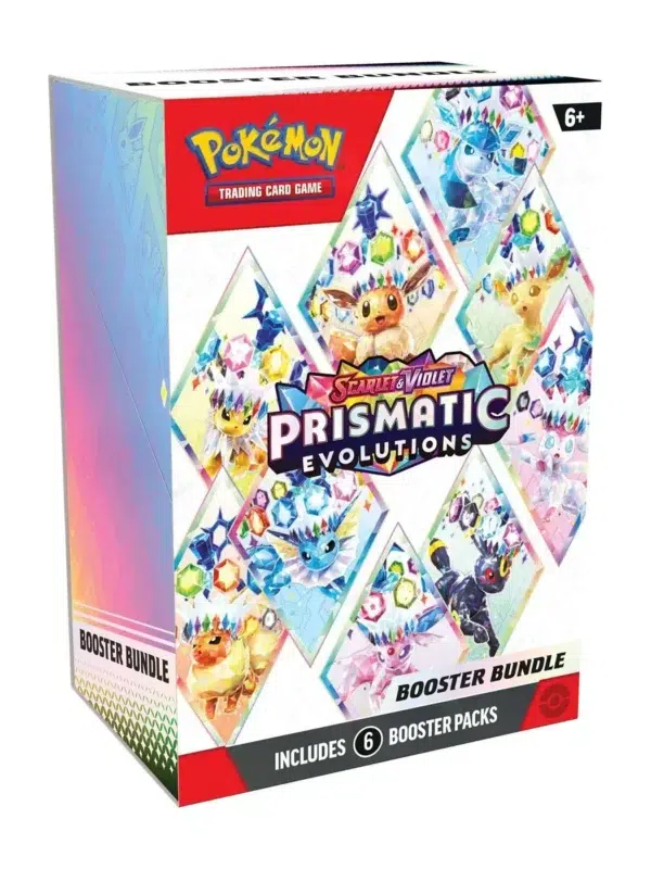 Pokemon TCG Scarlet & Violet Prismatic Evolutions Booster 6pk Bundle - supplier