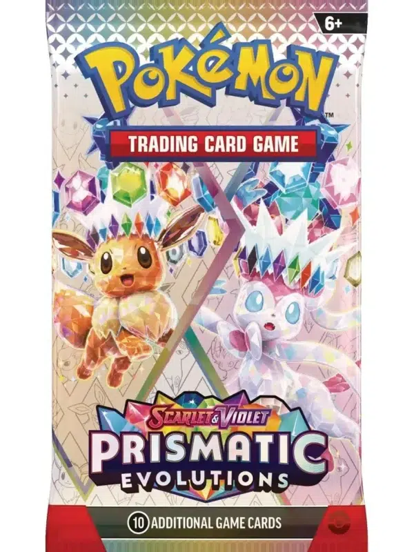 Pokemon TCG Scarlet & Violet Prismatic Evolutions Booster 6pk Bundle - supplier-pack