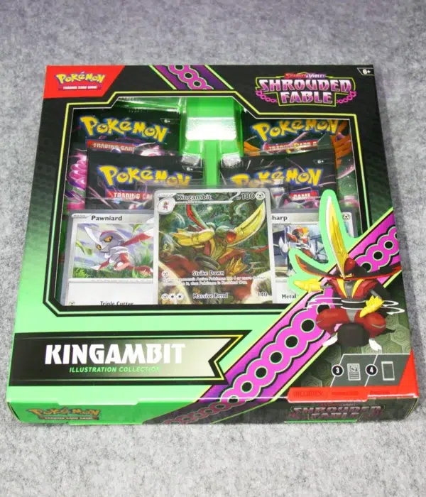 Pokemon TCG Scarlet & Violet Shrouded Fable Kingambit Illustration Collection - front