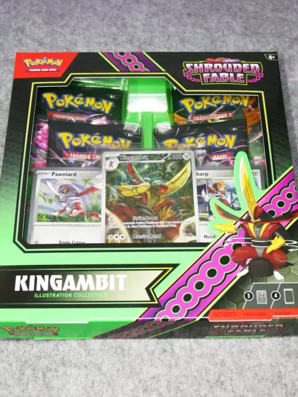 Pokemon TCG Scarlet & Violet Shrouded Fable Kingambit Illustration Collection - front
