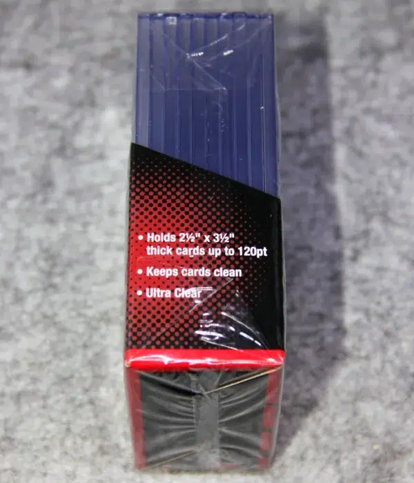 Ultra PRO Clear Super Think Toploaders 3 x 4 120pt - side