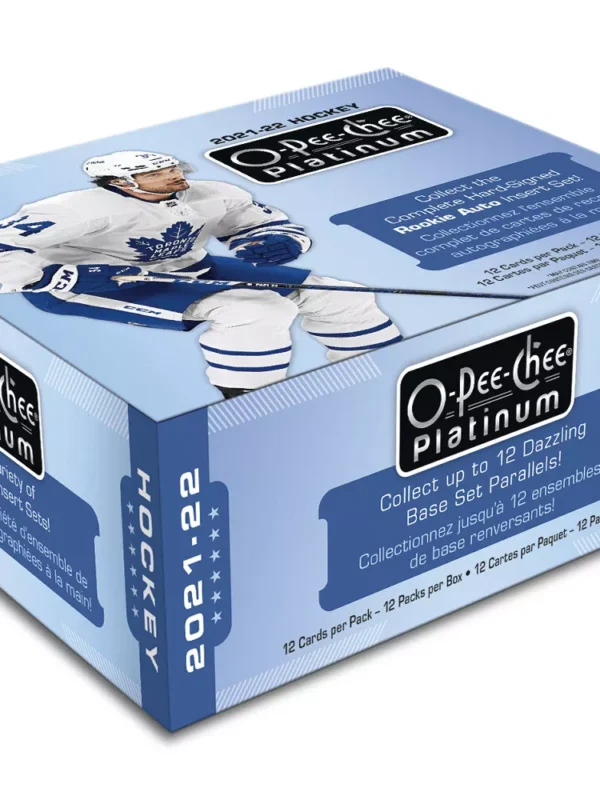 2021-22 Upper Deck O-Pee-Chee Platinum Hockey NHL Hobby Box - supplier