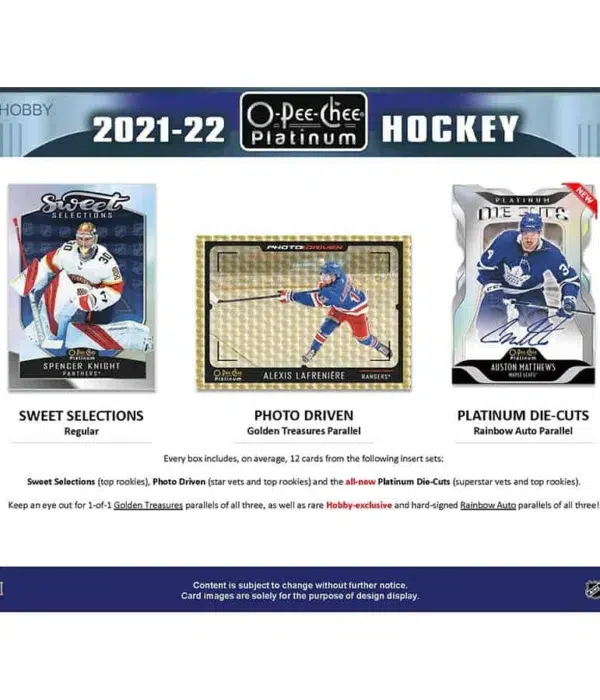 2021-22 Upper Deck O-Pee-Chee Platinum Hockey NHL Hobby Box - supplier3