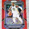 2022-23 Jonathan Kuminga #104 Panini Prizm Choice Red Prizm SN#66 - front