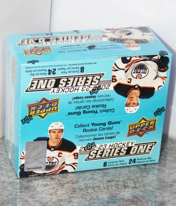 2022-23 Upper Deck Hockey Series 1 Retail Box - stand
