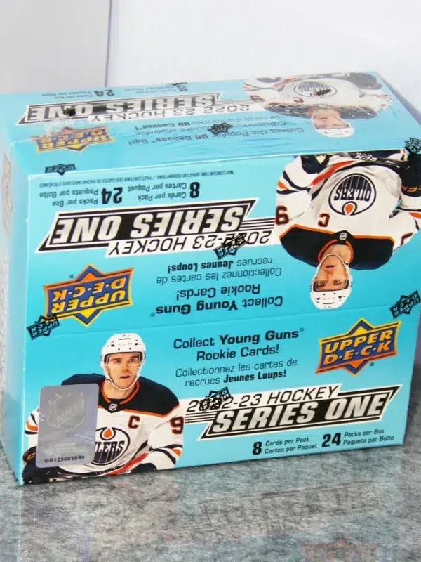 2022-23 Upper Deck Hockey Series 1 Retail Box - stand