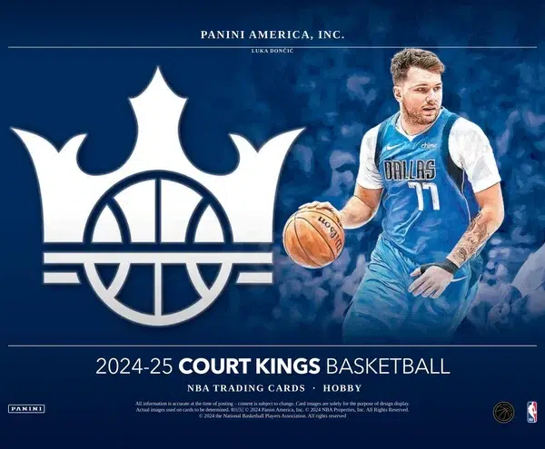 2024-25 Panini Court Kings NBA Basketball Hobby Box - supplier