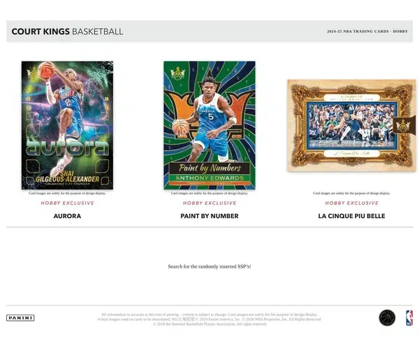 2024-25 Panini Court Kings NBA Basketball Hobby Box - supplier5