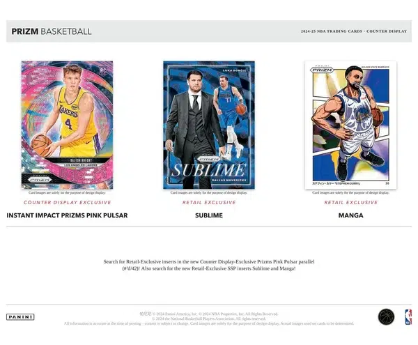 2024-25 Panini Prizm NBA Basketball Retail Box - supplier4