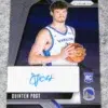 2024-25 Quinten Post #RSI-QPW Panini Prizm Rookie Signatures RC - front