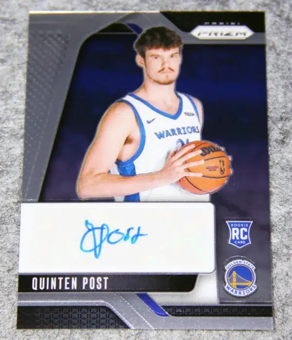 2024-25 Quinten Post #RSI-QPW Panini Prizm Rookie Signatures RC - front