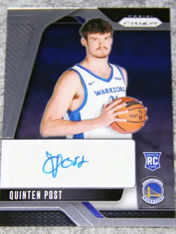 2024-25 Quinten Post #RSI-QPW Panini Prizm Rookie Signatures RC - front