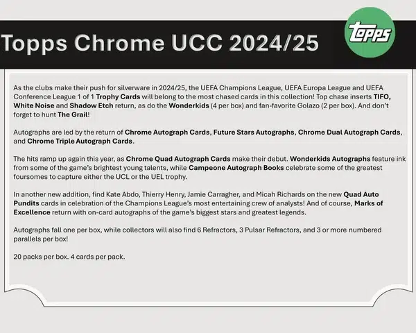 2024-25 Topps UEFA Club Competitions Hobby Box - supplier3