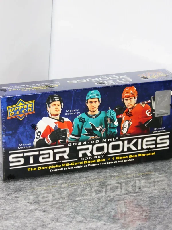 2024-25 Upper Deck NHL Star Rookies Box Set - stand