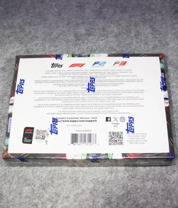 2024 Topps Finest Formula 1 Racing F1 Hobby Box - back