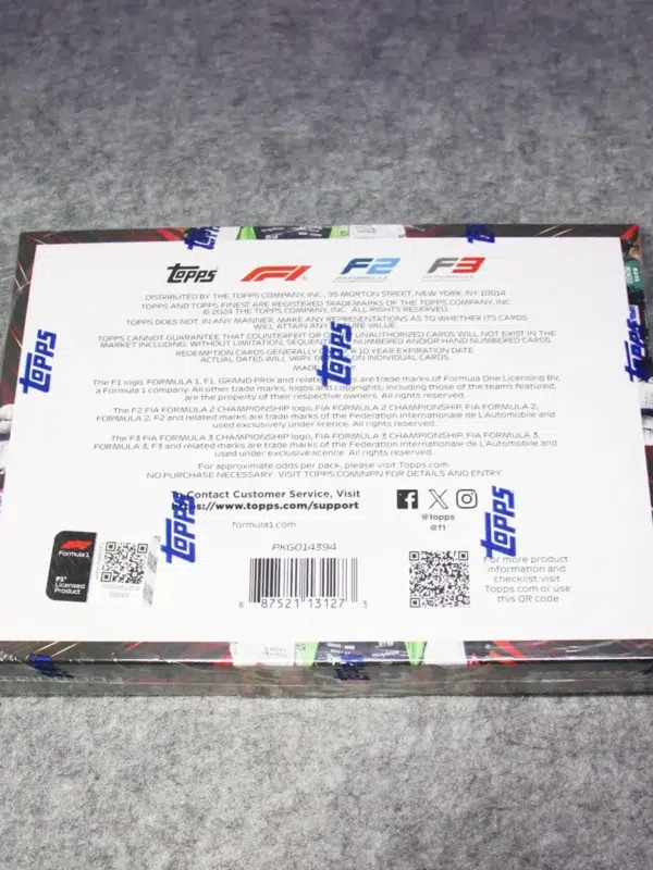 2024 Topps Finest Formula 1 Racing F1 Hobby Box - back